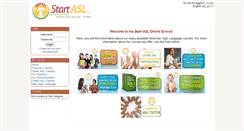 Desktop Screenshot of central.start-american-sign-language.com